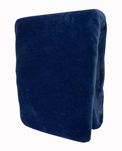 Leonado Vicenti Spannbettlaken Winter extra warm Plüsch dunkel Blau 180x200 / 200x200 kuschelige Premium Cashmere Touch Teddy Bettlaken Fleece Plüsch Betttuch