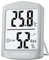 hoyiours Termometro Ambiente Interno, Termometro Igrometro Digitale 3s Aggiornamento Rapido con Grande Schermo LCD, Sensore Temperatura e Umidità Misuratore per Soggiorno, Ufficio, Grigio