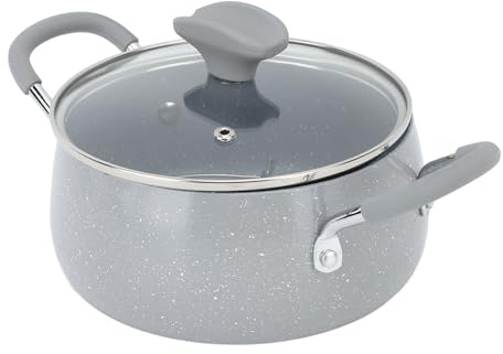 Mini Olla para Freír, Multifunción, Antisalpicaduras de Aceite, Resistente, Fácil de Limpiar, Freidora Tempura con Doble para Cocina