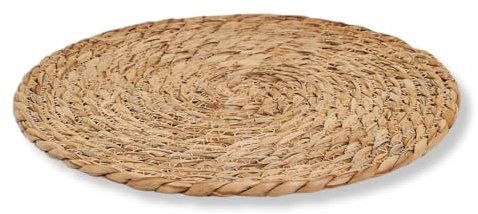 PARENCE.- Sottobicchieri rotondi alle alghe - cucina, decorazione, versatile - tovaglietta rotonda resistente - 20cm, legnosa