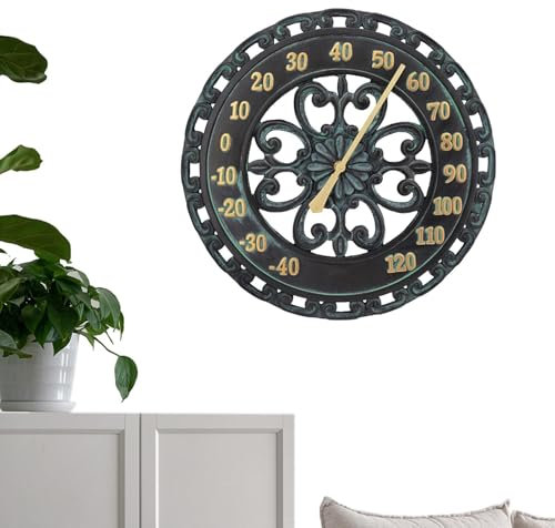 Thermomètre Suspendu De Jardin-thermomètre Décoratif Intérieur Ou Extérieur-pas Besoin De Batterie Décor De Thermomètre Suspendu De Patio