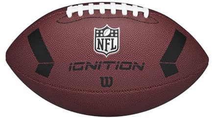 Wilson Pallone da Football NFL Ignition, Marrone, Misura Junior