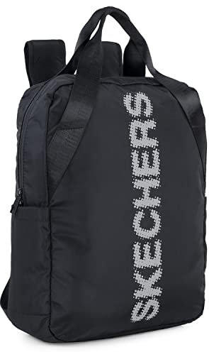 SKECHERS - Robuste Rucksäcke für Schule, Arbeit & Freizeit - Entdecken Sie unsere vielfältige Auswahl an wasserdichten Daypacks, Casual Rucksäcken und Backpacks für Teenager & Erwachsene! S90, Schwarz