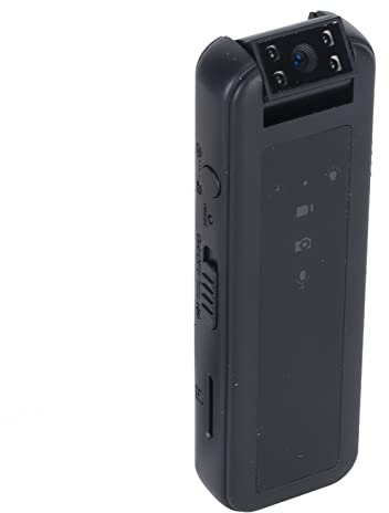 Mini Enregistreur Vidéo Portable, Enregistreur Vocal Numérique Léger, Objectif Rotatif HD 1080p Portable à 180 Degrés, Petite Caméra de sécurité, Caméra Vidéo pour Enfants pour