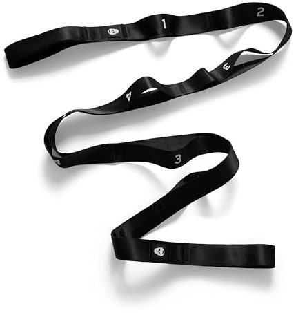 Gymreapers Stretching Strap with Loops â Yoga Straps for Stretching â Physical Therapy Equipment & Leg Exercise Stretch Band for Men & Women