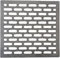Lunaway Rejilla de ventilación de Hierro Fundido para Chimenea y Estufa | Grosor perimetral 1,5 cm | Grosor Central 1 cm (25 x 25 cm)