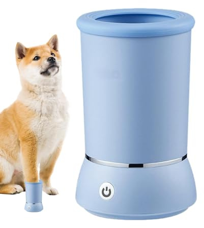Pulitore elettrico per zampe di cane, 17,2 x 10,5 cm, automatico, confortevole, per labrador, eschimesi, cani da slitta 'Alaska, rimuove polvere, sporco e