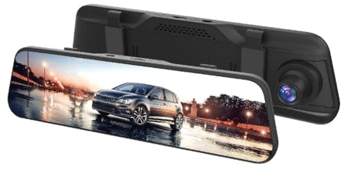 Juqoyue Touch Driving Recorder Wifi Stream Media Rearview Mirror Dash Cam Car Recorder System
