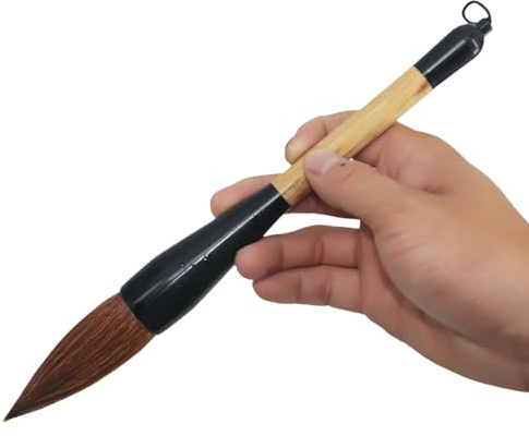 LKTFATD 1PC Chinese Calligraphy Brush Writing Brush Set Japanese Sumi Painting Drawing Brushes Kanji Art Brush Hubi for Beginner