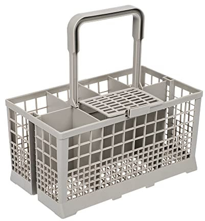 Invero® Universal Dishwasher Cutlery Basket ideal for Carrera Eurotech, Homark, Lendi, Powerpoint, Servis, Baumatic, Bosch, Neff, Siemens, Tecnik and more (24cm x 14cm x 12cm)