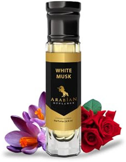 FR297 WHITE MUSK perfume oil for women. 6ml roll-on bottle. Arabian Opulence. Musky/powdery/white floral/woody/floral (6ML)