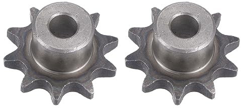 sourcing map Chaîne Rouleau Pignon, 10mm Alésage 1/2 Pas 10 Dent Simple Brin Type B Chaîne Pignon, A3 Carbone Acier Rouleau Chaîne Pignon pour ISO 06B Chaîne, 2pcs