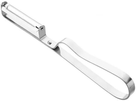 Swivel Vegetable Peeler, L Shaped Stainless Steel Swivel Peeler Potato Peeler Kitchen Peeler Fruit Vegetable Peeler for Kitchen