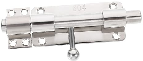 Artibetter Serrure De Porte Loquet Acier Inoxydable Pour Porte Fenêtre De Serrure Épais Avec Poignée Push Pull