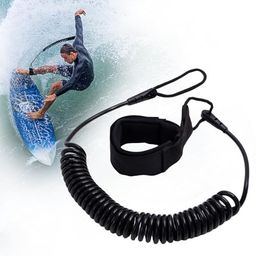 pangutheos 10ft SUP Guinzaglio, Lacci di Sicurezza da Surf Adulti, Regolabile Guinzaglio da Surf per Stand Up Paddleboard Kayak Bodyboard Longbooard