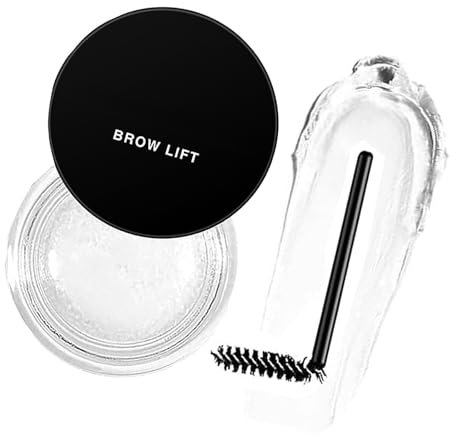 Gel trasparente per sopracciglia, Crema per lo Styling Delle Sopracciglia, Con un Pennello Piccolo, styling naturale e impermeabile per effetto laminazione, Per Sopracciglia Styling, Trasparente