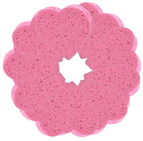 NIYANGLE 30stücke Herzförmige Gesichtsschwämme Komprimierte Schwämme Für Make-up-entfernung Und Peeling Gesichtsschwämme Zur Reinigung Peeling Aus Zellstoff