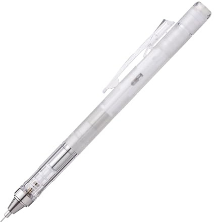 Tombow Druckbleistift MONO graph 0,3 mm, transparent, HB, mit Schüttel-Mechanismus, Feinminenstift, nachfüllbarer Radierer, ideal für feine Linien [SH-MG20-R3]