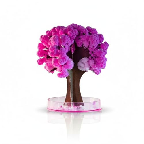 Magically Paper - Juego de árbol de vidrio – Árbol de cultivo de flores de cerezo para todas las edades, regalo de experimento de ciencia de computadora de estilo japonés, decoración novedosa para