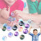 BAOSROY Flummies für Kinder,Flummi,Flummis Kindergeburtstag,Hüpfbälle,Hüpfbälle für Kinder,Hüpfbälle Flummi,Flummi Glitzer,Flummi Weltraum,für Mitgebsel Kindergeburtstag (10)