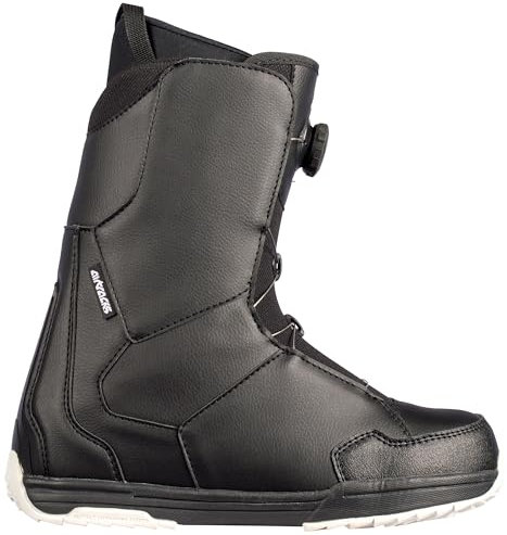 Airtracks Herren Snowboard Boots Master ATOP Snowboardschuhe - Schnellschnürsystem Snowboardboots- All Mountain Freeride Freestyle - Schwarz- 46