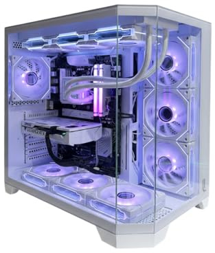 Boîtier PC LUXERIA ST-800 Noir – 7 Ventilateurs ARGB avec contrôleur Inclus, USB 3.0/2.0, Compatible ATX/M-ATX/ITX, Carte Graphique 410 mm, Refroidissement Avancé, Design Élégant