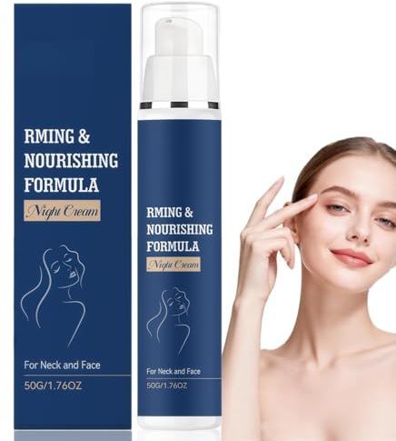 50G Firming & Nourishing Formula Night Cream for Face and Neck,Firm &Restore Firming Cream,Hydrating Anti-Wrinkle Face Cream,Fast Absorption Non-greasy,Deeply Nourishes &Tightens(Night Cream)