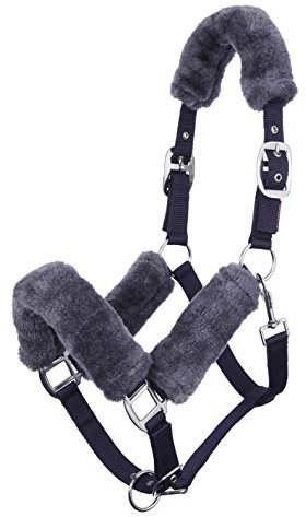 LeMieux Komfort-Halfter, Marineblau/grau, Volle Größe