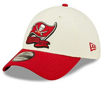 New Era 39Thirty Buccaneers KepsEra Damer/Herrar - NFL-keps basebollkeps fullcap Sluten på baksidan, med skärm Vinter höst-vinter - S/M (54-57 cm) cremevit