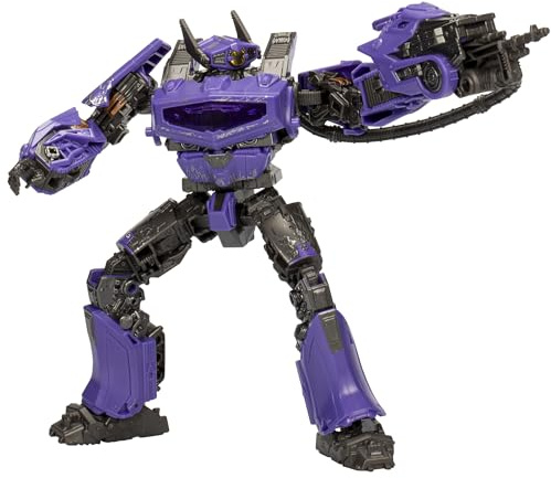 Transformers Toys Studio Series Voyager Bumblebee 110 Shockwave, 6.5-inch Converting Action Figure, 8+