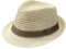 Unisex Cowboyhut Strohhut Herren Panamahut Jazz Hut Westernhut Frauen Sommerhut Sonnenhut Stroh Piratenhut Damen Strandhut Fischerhut Strandmütze (Papierstroh, Beige)