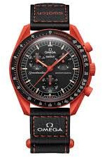 Swatch Reloj de Pulsera Moonswatch Omega x Misión a la Tierra Lava en Biocerámica