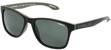 O'NEILL Gafas de sol polarizadas Offshore 2.0 para hombre y mujer, 55 mm, Negro , 55-18-142