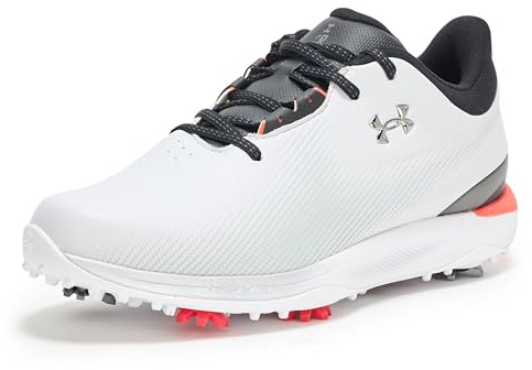 Under Armour Homme Drive Fade Golf Cleats Basket, (100) Gris Halo/Noir/argenté métallisé, 44.5 EU