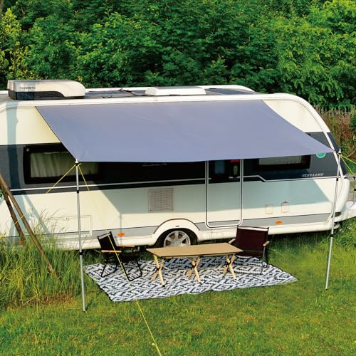 SHADEPLUS Sonnensegel Wohnwagen mit keder 2 Keder mit Ø 4.8& 6.8mm,sonnensegel keder Geeignet Wohnwagen,Wasserdicht und UV-beständig Wohnwagen sonnensege 2.96M