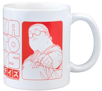 Grupo Erik Tasse Kaffeetasse Sakamoto Days Kaffeebecher - Teetasse Größe 8 cm x 9,5 cm - Fassungsvermögen 350 ml - Offizieller Manga Anime Sakamoto Days Fanartikel