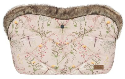 Kikka boo Kinderwagen Handwärmer Luxury, Druckknöpfe, Steppdesign, Handmuff beige