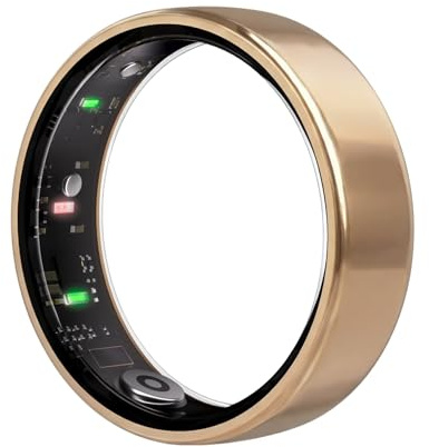 femometer Ring Air | Ultra-Thin Smart Ring | Sleep/Heart Rate/SpO2/Stress | Women's Health & Fertility Tracker with BBT Technology | Hot Flash Monitoring | Free Subscription - Size6