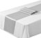 AKA 12x 108 (Inch) Satin Table Runners Chair Swags Wedding Party Table Decoration (Silver)