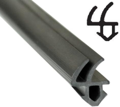 SN-TEC Fensterdichtung/Renovierungsdichtung/Fenstergummi SD 2152 für 3,5 bis 5,0mm Nut z.B. für Rehau Fenster, Farbe: schwarz (5 Meter)