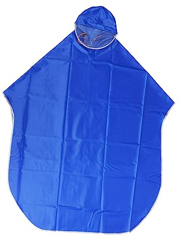 COLLBATH Hooded Rain Poncho for Cycling and Outdoor Activities Lightweight Windproof Cover Xxxl Unisex Design for Men and Women