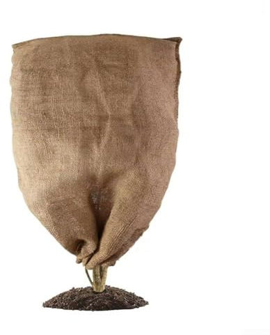 Sacs fonctionnels réutilisables en toile de jute pour protéger les plantes et ranger des articles ménagers (80 × 120 cm)