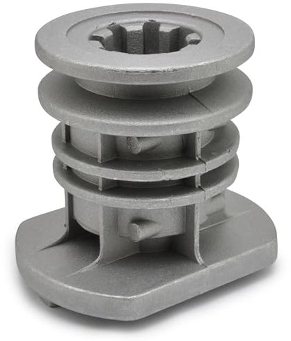 Easyboost soporte de cuchilla portacuchillas para cortacésped Castelgarden GGP Alpina Bestgreen Mountfield Mc Allister Stiga – Ref. OEM 22465607/0, 22465607/3, 27604000, 12523080