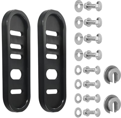 Wdbild Snowblower Slide Shoes Replace 490-241-0010 For 31BM63P3 31AH55Q5 Snow Thrower Skid Shoe With Hardware Replacement Part Snow Thrower Skid Shoe Pack