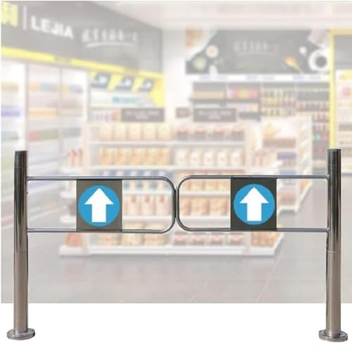 Puerta oscilante ajustable para seguridad de entrada, dispositivo de paso unidireccional para pasillos en bibliotecas, tiendas y centros comerciales