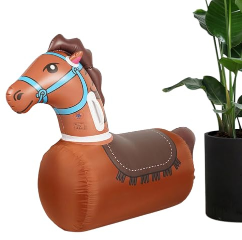 Dopsyesn Caballo Saltarín - Juguete De Entrenamiento De Equilibrio Realista Y Portátil - Saltador De Animal con Rebote,para Niños Y Niñas, Juego Al Aire Libre Y En Interiores, Viaje, Jardín Y Patio