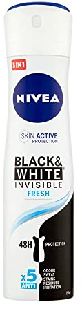 3-pack – Nivea Deodorantspray män – osynlig svart och vit fräsch – 150 ml