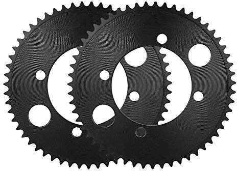 Chain Sprocket,2pcs 25H 55T 54mm Tooth Rear Sprocket Fits for Mini Motorcycle ATV Quad Bike Black