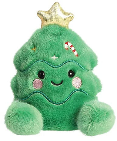 Aurora, 99219, Palm Pals Jubilee Christmas Tree, 5In, Soft Toy, Green