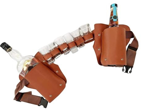 Porte-courbe de soda, support de bière à boucle à courroie réglable - Porte-monnaie, porte-bouteille à eau titulaire pour le jogging de sports extérieurs Walking Bire Belt Holster bière réglable Fanny